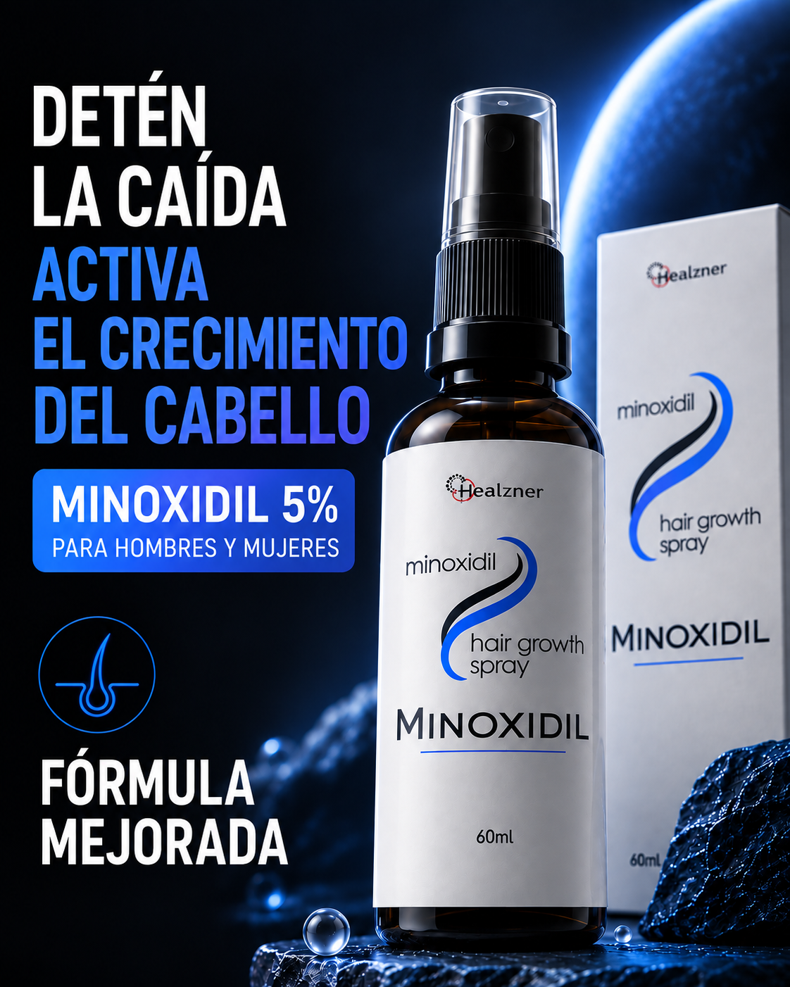 Minoxidil Spray Product