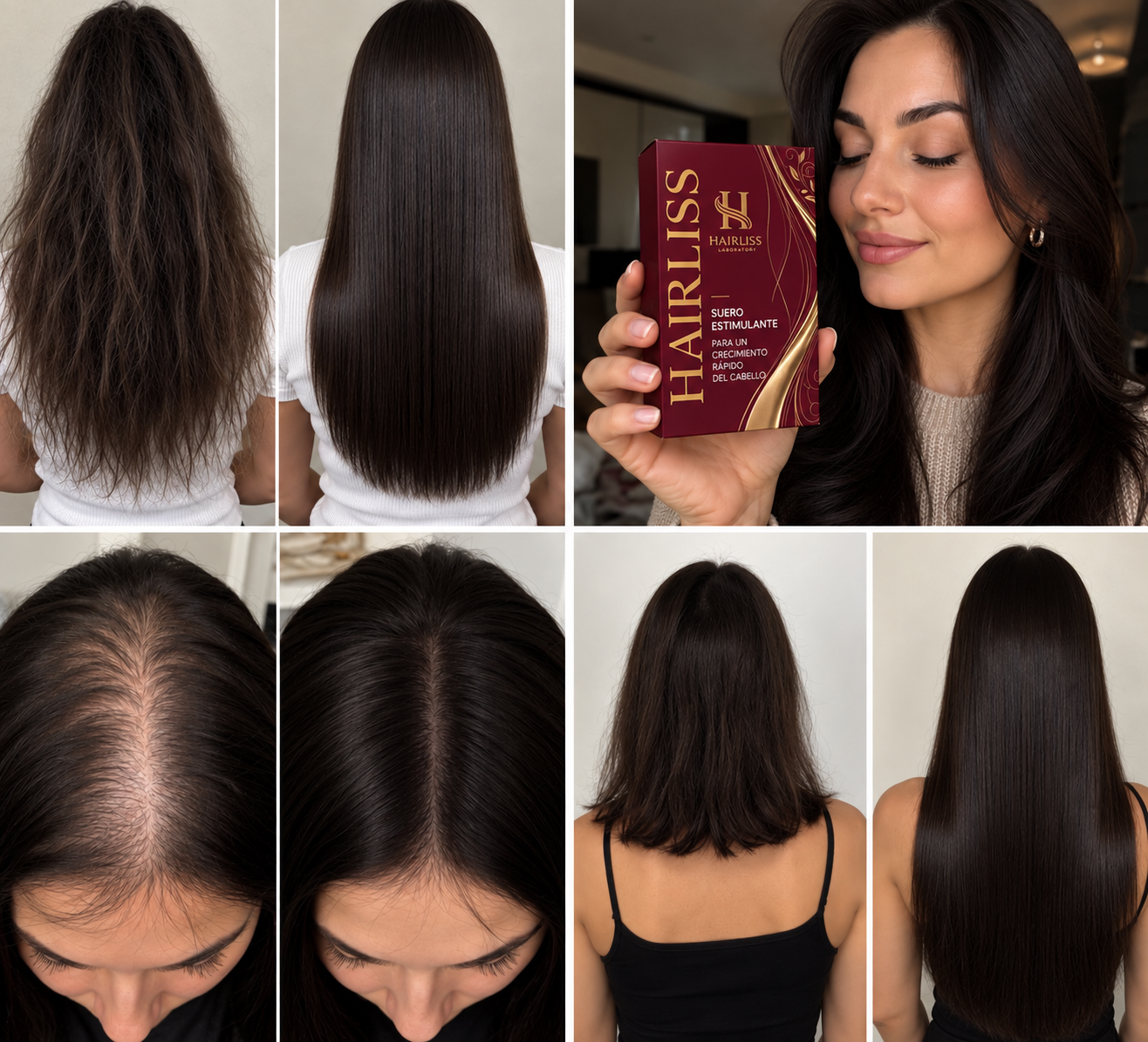 Crecimiento y densidad del cabello con Hairliss