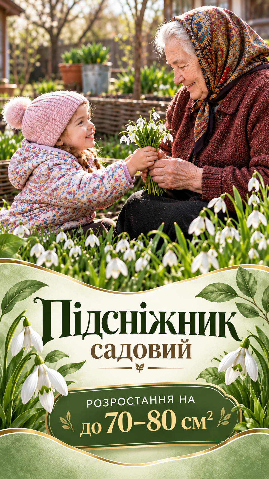 Підсніжники садові — весняне цвітіння